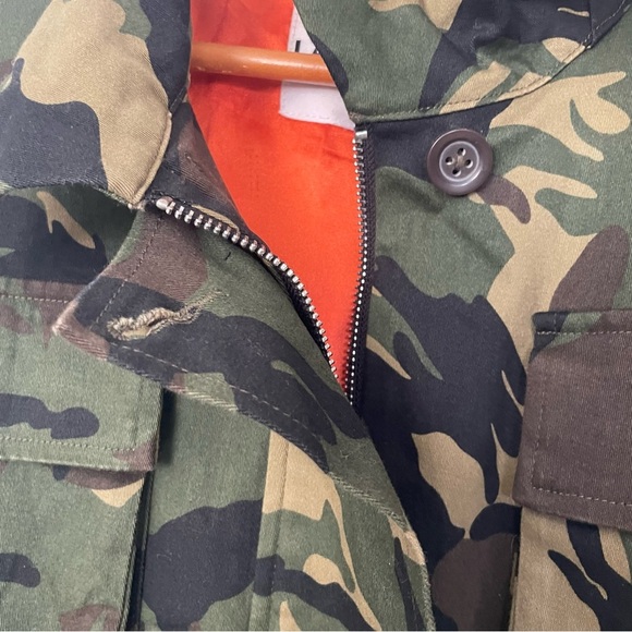I Am Gia Jacket Camo Jacket Oversize Tarantino Camouflage  Green Big pockets - Picture 5 of 10